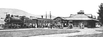 Port Allegany's Railroad Station (circa 1940s)